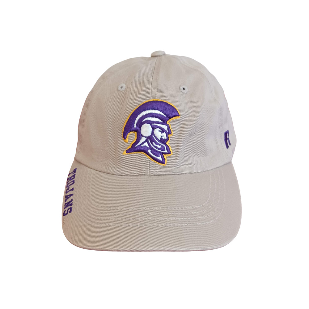Russell Athletic Beige Trevecca Nazarene Trojans Basketball Men's Cap Hat NWOT